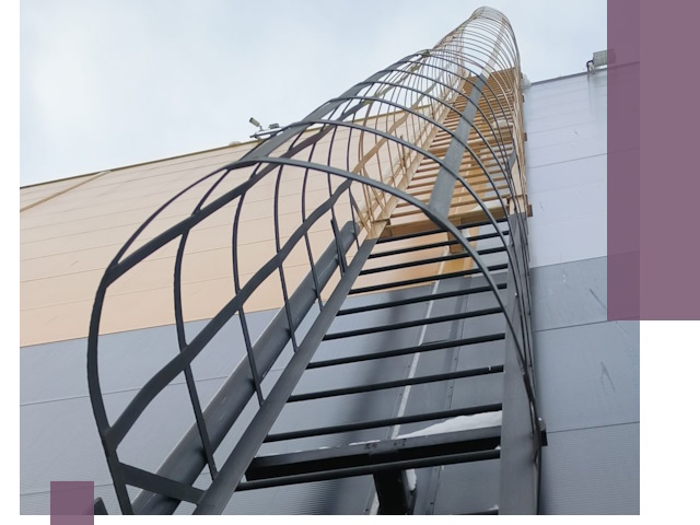 Изготовление и монтаж пожарных лестниц в Кургане профессионально