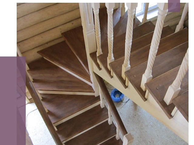 Реставрация деревянных лестниц в Кургане от 4330 руб.