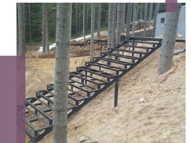 Монтаж металлических лестниц в Кургане от 13659 руб. 