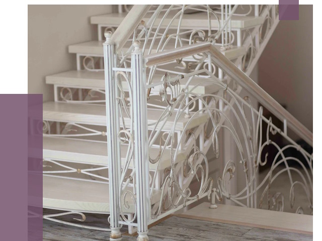 Изготовление кованых лестниц на заказ в Кургане от 87627 руб. | ПРОЛЁТ-Крг
