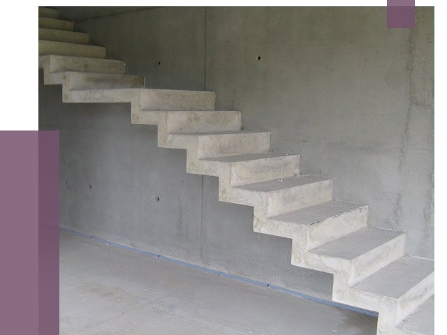 Бетонные лестницы в Кургане от 19072 руб. под ключ | ПРОЛЁТ-Крг