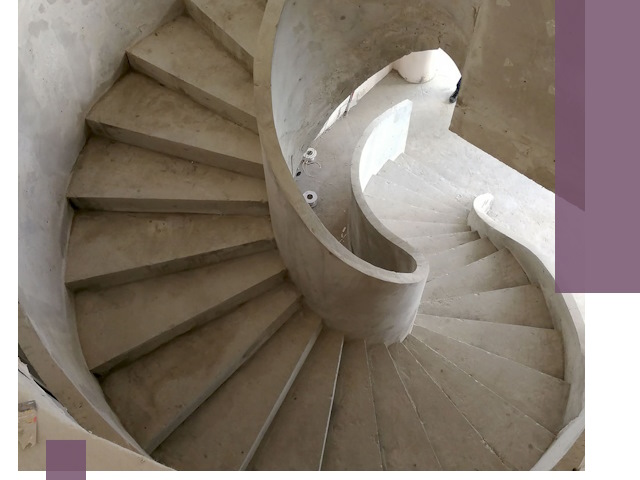 Монтаж бетонных лестниц под ключ в Кургане быстро и надежно