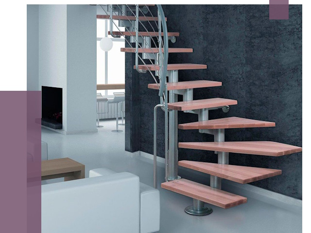 Модульные лестницы в Кургане от 17010 руб. — купить в ПРОЛЁТ-Крг