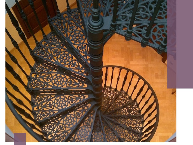 Винтовые лестницы под ключ в Кургане: производство и монтаж