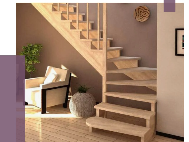 Изготовление Г-образных лестниц в Кургане от 19072 руб. 