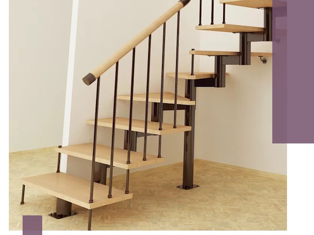 Монтаж лестниц на больцах в Кургане — быстро и надежно