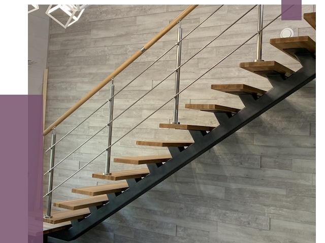 Изготовление лестниц на монокосоуре в Кургане от 76802 руб. 