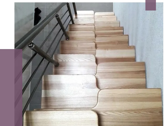 Лестницы гусиный шаг в Кургане от 13144 руб. под ключ | ПРОЛЁТ-Крг