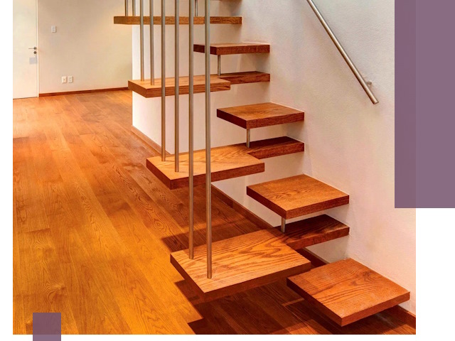 Лестницы «гусиный шаг» на заказ в Кургане для узких пространств