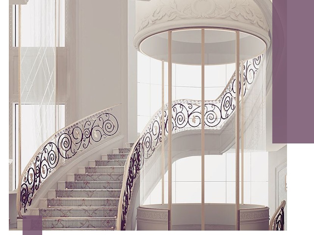 Элитные лестницы на заказ высокого класса в Кургане