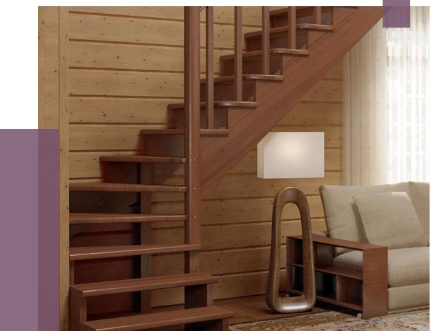 Лестницы эконом класса в Кургане от 18402 руб. бюджетные решения