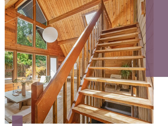 Лестницы для дачи под ключ в Кургане — изготовление и монтаж