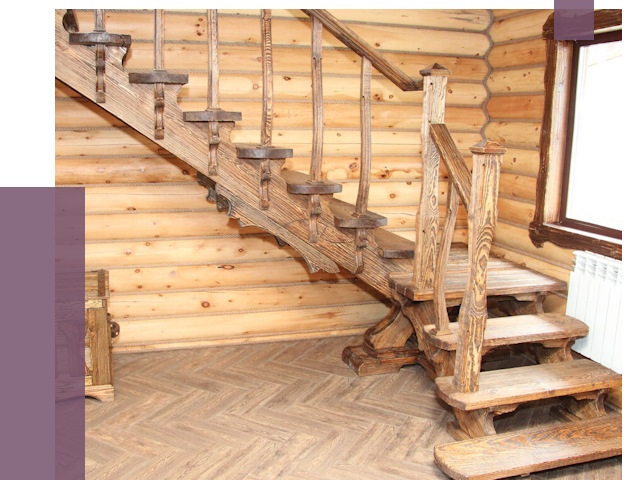 Лестницы в баню в Кургане от 19278 руб. — изготовление | ПРОЛЁТ-Крг