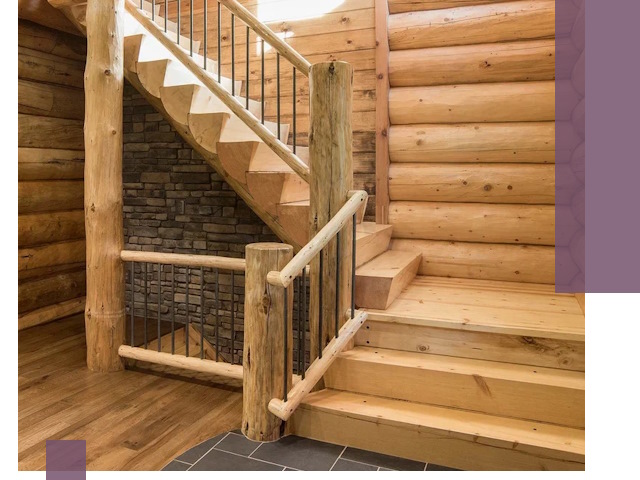 Лестницы в баню под заказ и профессиональный монтаж в Кургане