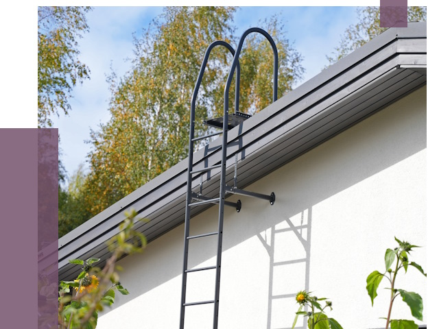 Лестницы на крышу в Кургане от 19278 руб. — монтаж и монтаж ПРОЛЁТ-Крг