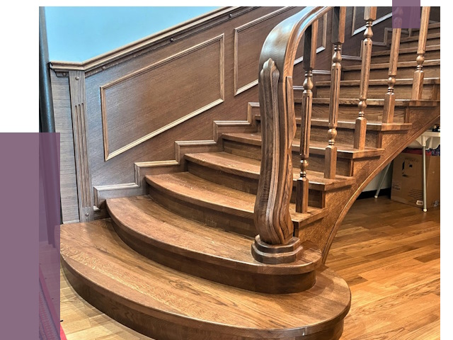 Дубовые лестницы под ключ в Кургане от 177830 руб. — ПРОЛЁТ-Крг