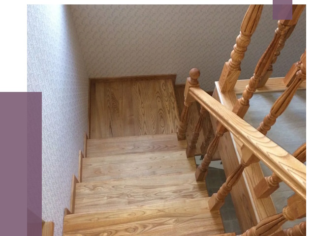 Сосновые лестницы в Кургане под ключ от 8144 руб.  | ПРОЛЁТ-Крг