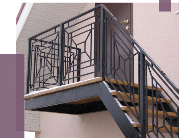 Металлические перила в Кургане от 4330 руб.  | ПРОЛЁТ-Крг