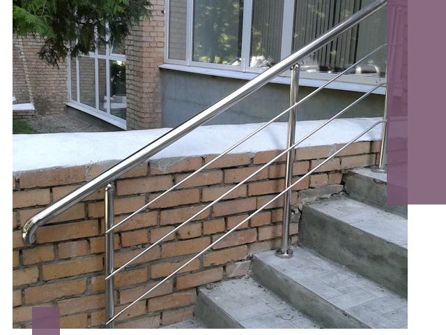 Перила из нержавеющей стали высокого качества в Кургане