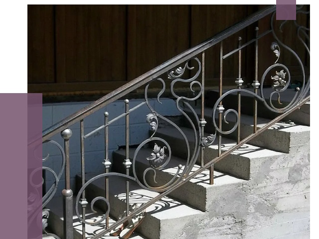 Кованые перила в Кургане от 8763 руб. под ключ — качество от ПРОЛЁТ-Крг