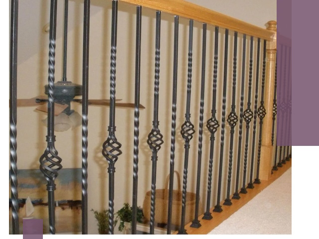 Изготовление и монтаж кованных перил в Кургане под ключ