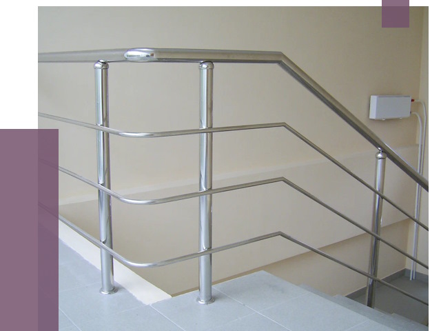 Алюминиевые перила в Кургане от 6392 руб. под ключ | ПРОЛЁТ-Крг