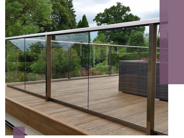 Алюминиевые перила на заказ в Кургане — монтаж и гарантия