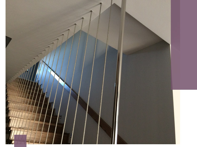 Тросовые перила под ключ в Кургане — производство и монтаж