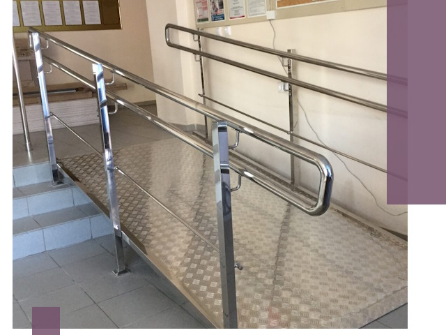 Перила для инвалидов в Кургане — надежные поручни и ограждения