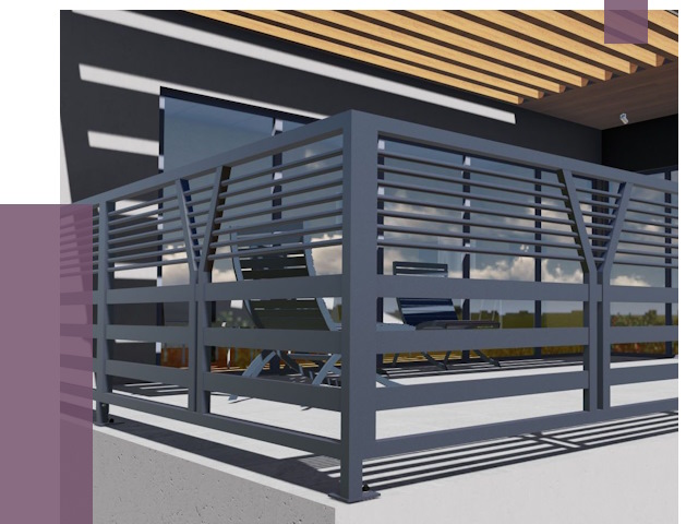 Изготовление балконных ограждений в Кургане от 10824 руб. | ПРОЛЁТ-Крг