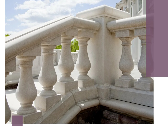 Балюстрады из металла и камня под ключ в Кургане