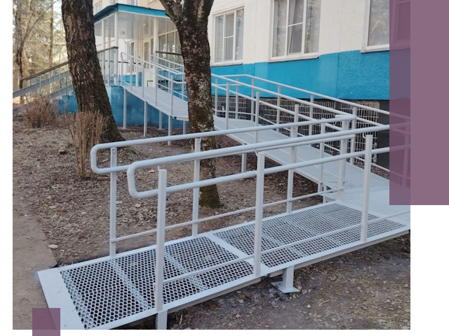 Пандусы под ключ в Кургане: изготовление, монтаж и демонтаж