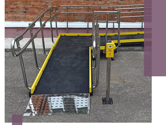 Изготовление наклонных пандусов для инвалидов в Кургане