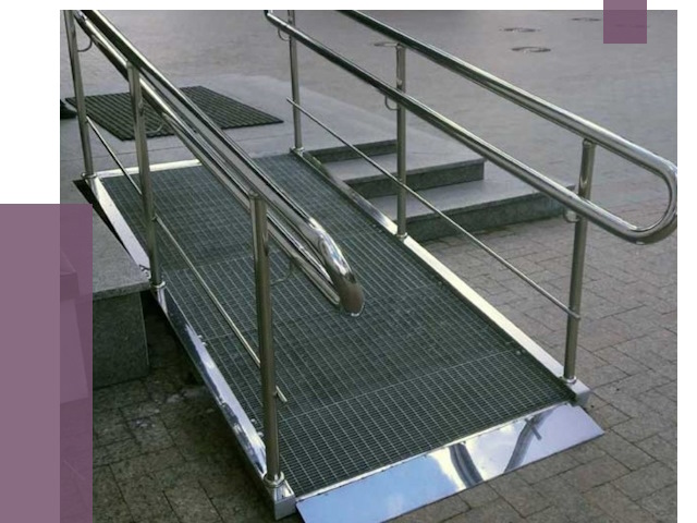 Монтаж пандусов для инвалидов в Кургане от 8680 руб. под ключ | ПРОЛЁТ-Крг