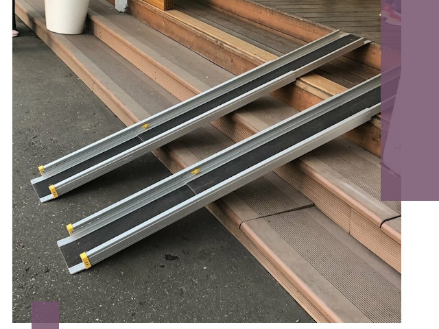 Телескопические пандусы под ключ в Кургане — изготовление и монтаж