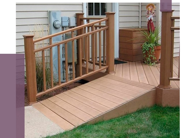 Пандус на крыльцо в Кургане под ключ от 7835 руб. 