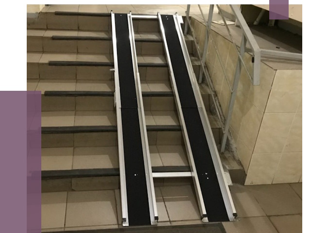 Установка пандуса в подъезд в Кургане от 8041 руб. под ключ | ПРОЛЁТ-Крг