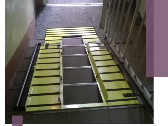 Профессиональный монтаж пандуса в подъезд в Кургане