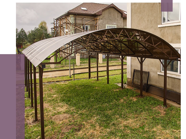 Демонтаж навесов в Кургане от 4639 руб. — разборка и вывоз | ПРОЛЁТ-Крг