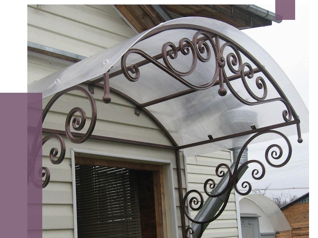 Изготовление козырьков в Кургане от 7422 руб. — заказать | ПРОЛЁТ-Крг