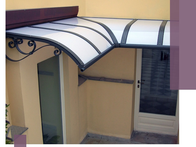 Монтаж козырьков любой сложности в Кургане под ключ