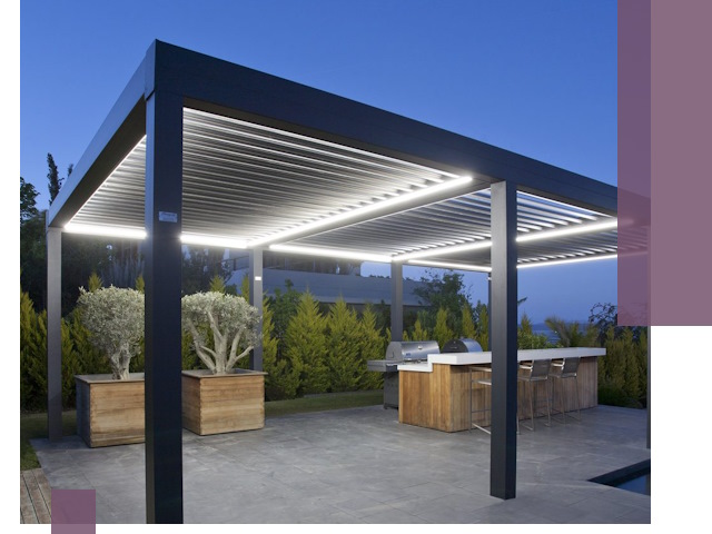 Навесы отдельно стоящие под ключ в Кургане из металла и поликарбоната