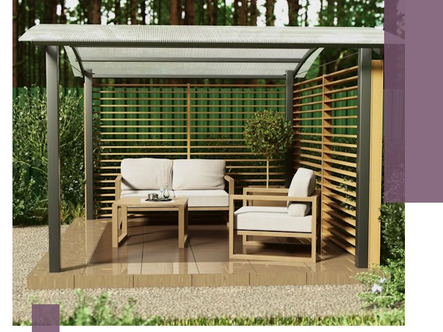 Навесы для дачи в Кургане: изготовление, монтаж и демонтаж