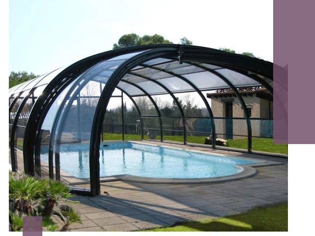 Навесы для бассейна в Кургане: изготовление и монтаж под ключ