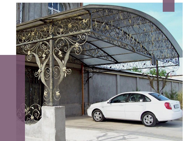 Кованые навесы в Кургане от 14690 руб. | ПРОЛЁТ-Крг