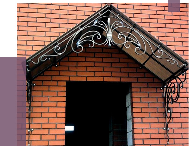 Металлические козырьки в Кургане от 10773 руб. 