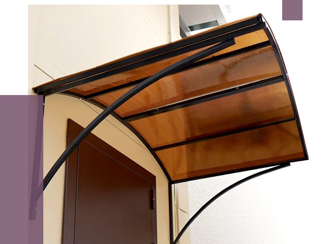 Недорогие козырьки в Кургане от 7649 руб.  | ПРОЛЁТ-Крг