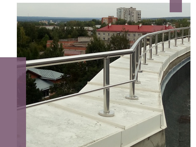 Парапеты и ограждения кровли в Кургане от 5000 руб. 