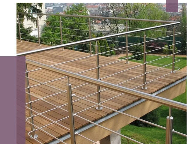 Алюминиевые парапеты в Кургане под ключ от 7835 руб. 