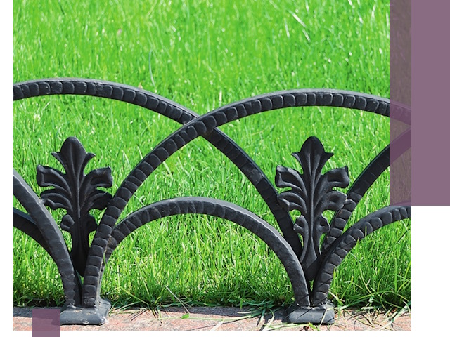 Декоративные металлические бордюры под ключ в Кургане